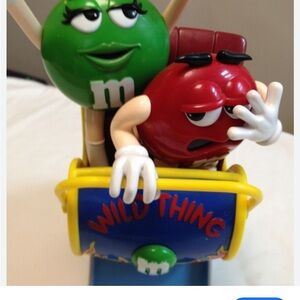 M&M Wild Thing Roller Coaster Candy Dispenser collectible